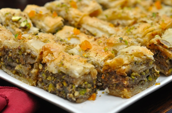Apricot and Rose-water Baklava from The Arch  Photo Credit: Jo Murricane, Co-Founder of Leeds Food and Drink Association